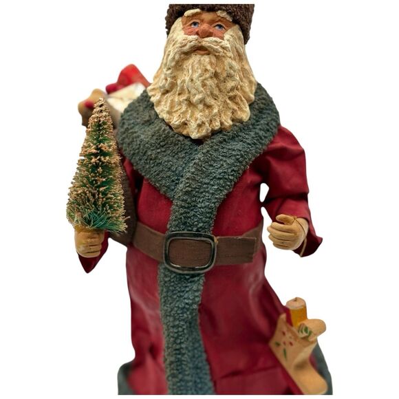 Vtg 1999 Possible Dreams Clothtique Santa 713026 Father Christmas w Box - Picture 5 of 16